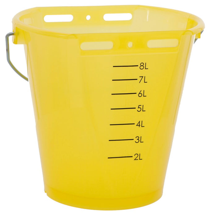 Tränkeeimer farbig/transparent mit Skala - ohne Zubehör
