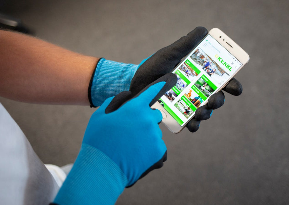Touchscreen Handschuh EasyTouch hellblau