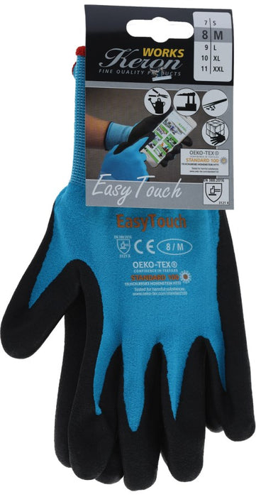 Touchscreen Handschuh EasyTouch hellblau