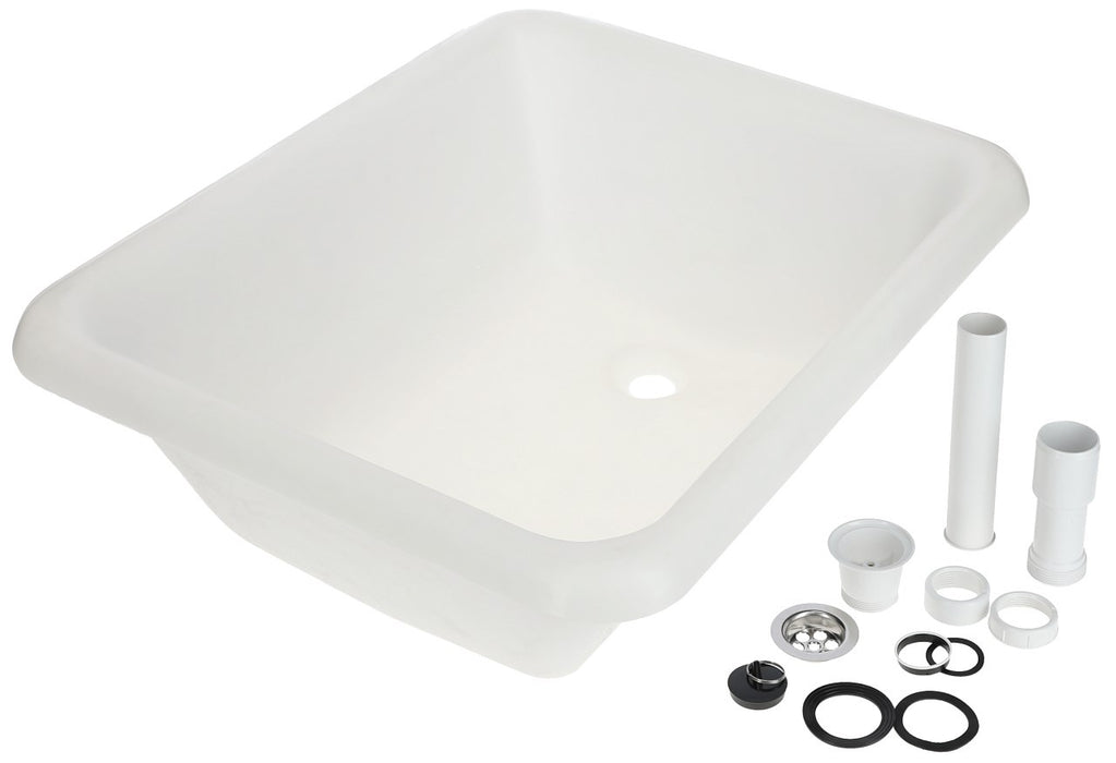 Spülwanne 65l mit/ohne Wandkonsole