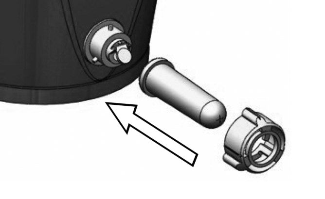 Tränkeeimer mit Hygieneventil 8 Liter