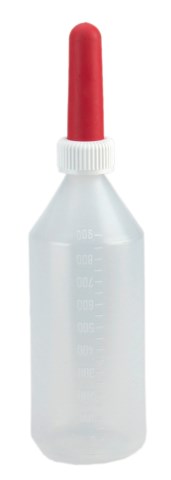Milchflasche für Kälber rund/eckig