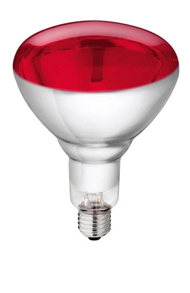 Philips Hartglas Infrarotlampe 150W rot