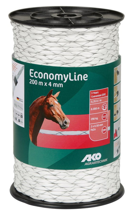Weidezaunseil EconomyLine 200m, 4mm