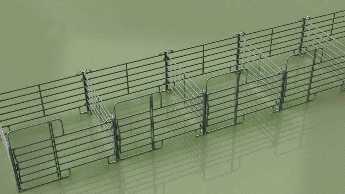 Weidepanel versch. Längen - wählbar mit Tor oder ohne Tor