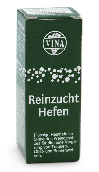 Reinzuchthefe (Kaltgärhefe) flüssig -ausreichend für 50 Liter- 19ml