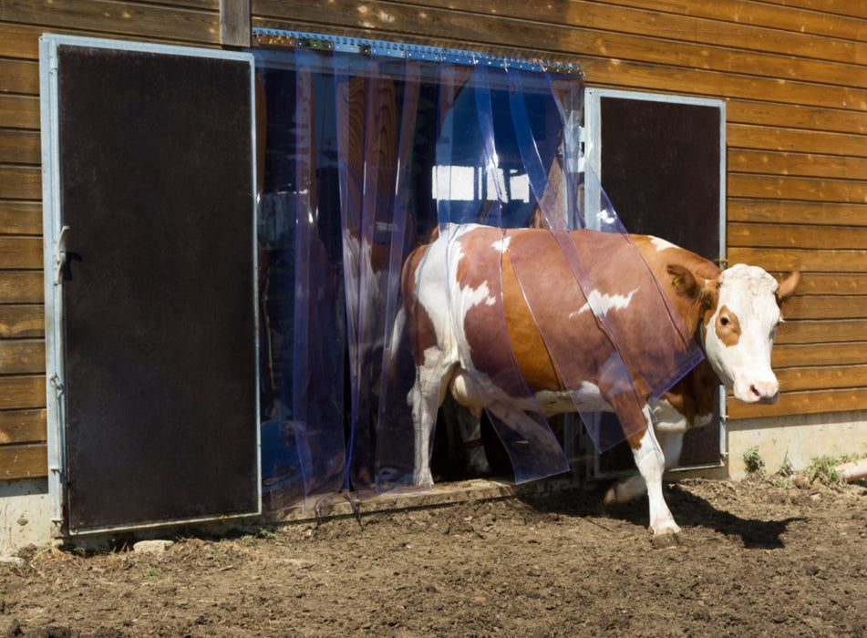 Streifenvorhang/Pendeltürfolie PVC - meterweise oder 25m Rolle