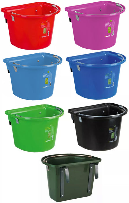 Turnier-Futterkrippe mit Einhängebügel + Tragegriff versch. Farben