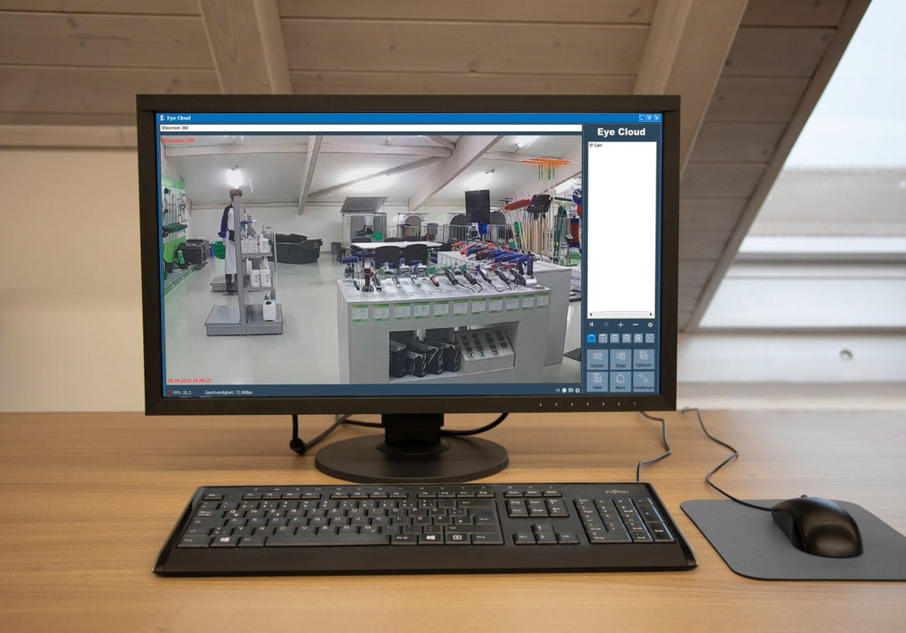 Tier-Überwachungskamera - IPCam 360° FHD 4-fach opt. Zoom