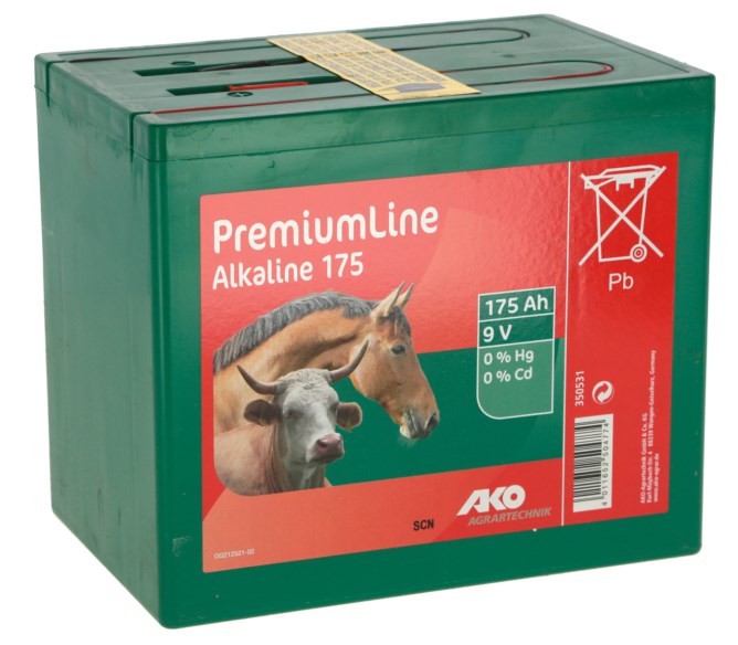 Alkaline Trockenbatterie 9Volt 55/75/120/175/210Ah