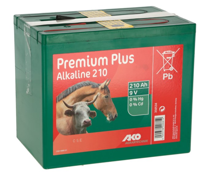 Alkaline Trockenbatterie 9Volt 55/75/120/175/210Ah