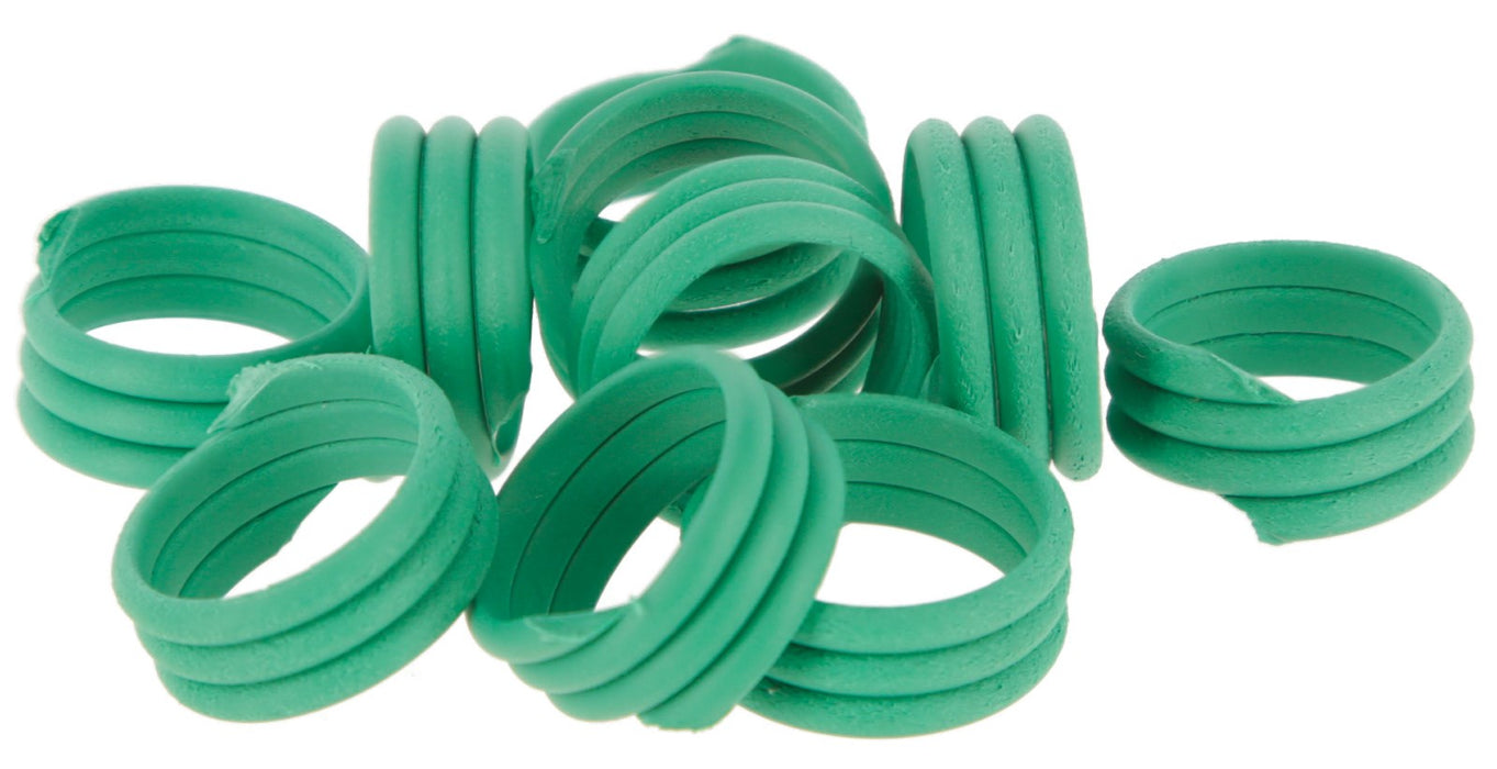 Spiralringe für Hühner, Puten, Fasane 25 Stück -extra stark-