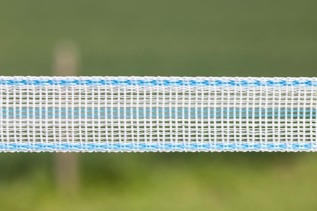 PlatinumLine Weidezaunband weiß/blau – 200 m, 20 oder 40 mm Breite