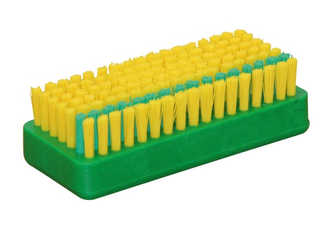 Handwaschbürste grün/gelb Extra stark