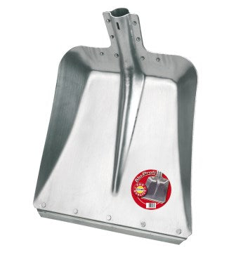 Aluschaufel Profi mit Kante, ohne Stiel