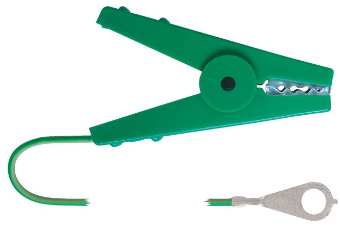 Erd- und Zaunanschlusskabel Set (1x Erd- und 1x Zaunanschlusskabel mit Klemme)