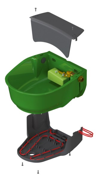 Heizbares Schwimmertränkebecken SH30, 230V