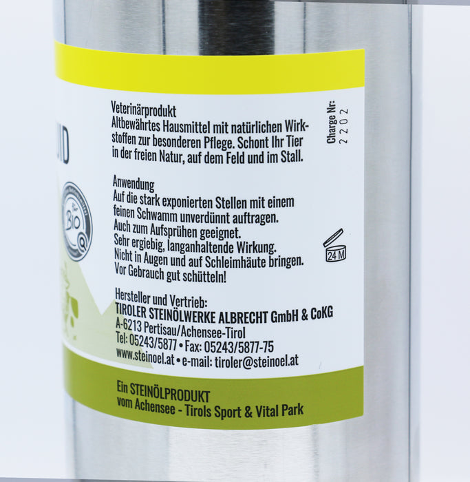 Tiroler Steinöl Rinder Fluid Bremsenöl für Rinder und Pferde 1000ml