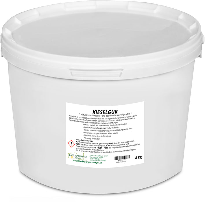 Kieselgur - Natürliches Filtrations- und Bodenverbesserungsmittel