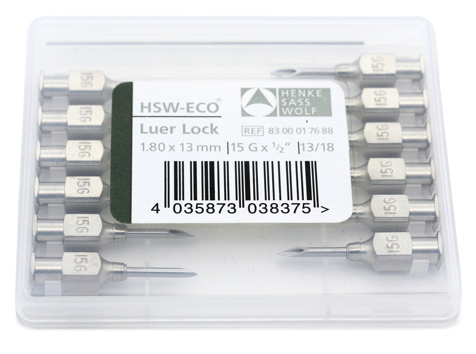 Kanülen Luer-Lock 1,8 x 13mm | Blister - 12 Stück