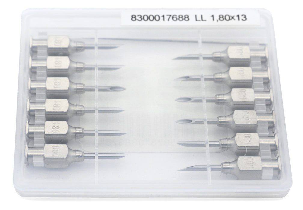Kanülen Luer-Lock 1,8 x 13mm | Blister - 12 Stück