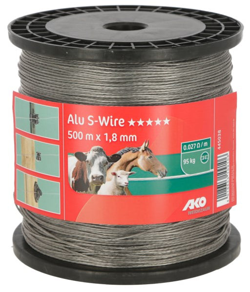Aluminium-Drahtlitze auf Spule, 1,8 mm × 500 m