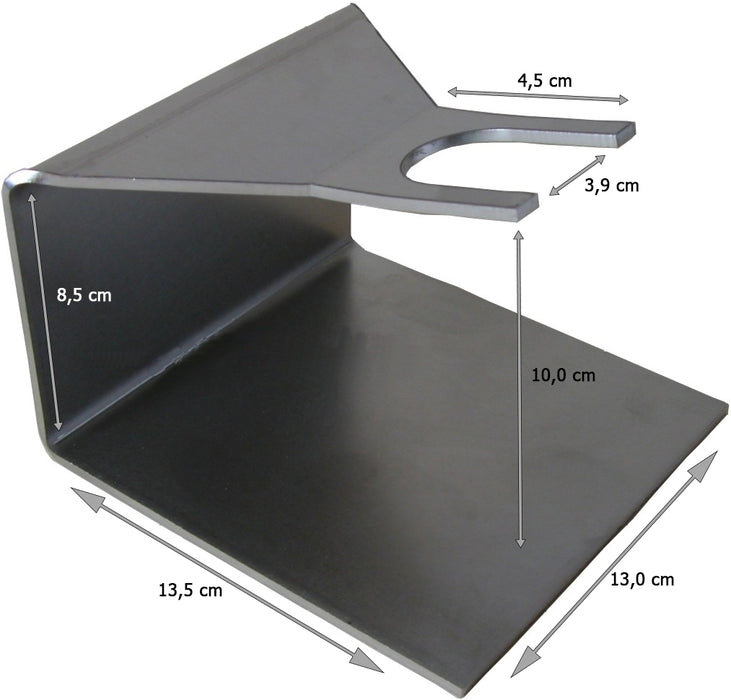 Abfüllhalter aus Edelstahl für Bag in Box Beutel